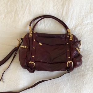 Rebecca Minkoff Cupid Satchel - merlot